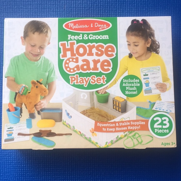 melissa and doug horse care set